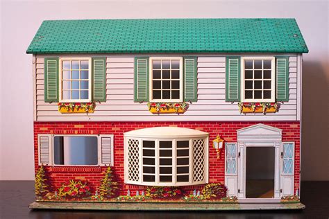 old metal doll house|doll houses from the 1960s.